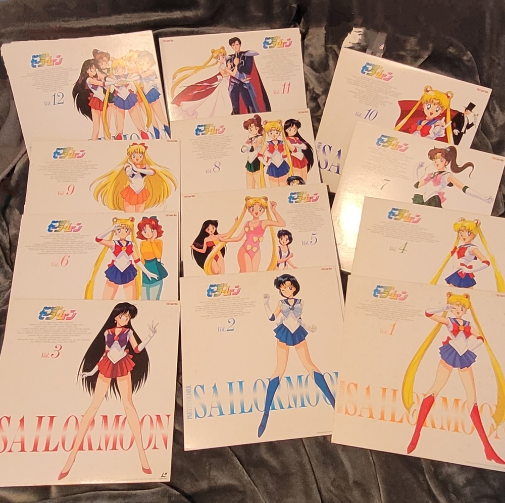 Sailor Moon Laserdiscs Season one